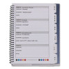 Pocket-Size Password Keeper Log Book, User-Name/Password Format, White/Purple Cover, (60) 7 x 5.5 Sheets