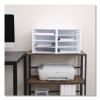 Literature Organizer, 8 Sections, 21 x 12.25, White