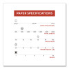 Multipurpose Paper With Colorlok Technology, 96 Bright, 20 Lb Bond Weight, 8.5 x 11, White, 500/Ream