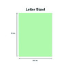 Deluxe Colored Paper, 20 Lb Bond Weight, 8.5 x 11, Green, 500/Ream
