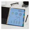 Write And Erase Big Tab Durable Plastic Dividers, 3-Hole Punched, 8-Tab, 11 x 8.5, Assorted, 1 Set