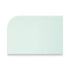 Magnetic Glass Dry Erase Board, 60" x 48", Opaque White Surface