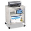 Impromptu Deskside Machine Stand, Metal, 3 Shelves, 100 Lb Capacity, 26.25" x 21" x 26.5", Gray