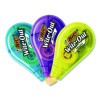 Wite-Out Brand Mini Correction Tape, Non-Refillable, 0.2" x 26.2 Ft, White Tape, Assorted Dispenser Colors, 6/Pack