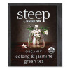 Steep Tea, Oolong And Jasmine Green, 0.06 Oz Tea Bag, 20/Box