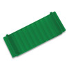 Stackable Plastic Coin Tray, Accommodates $50 In Dimes, 3.75" x 11.5" x 1.5", Green