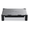 Monitor Stand Riser With Drawer, 17" x 13" x 3.75", Black, Supports 22 Lbs