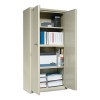 Storage Cabinet, 36w x 19.25d x 72h, Ul Listed 350 Degree, Parchment