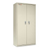 Storage Cabinet, 36w x 19.25d x 72h, Ul Listed 350 Degree, Parchment