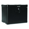 Molded Fire And Water File Chest, 16 X 12.6 X 13, 0.6 Cu Ft, Black