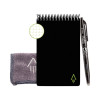 Mini Notepad, Black Cover, Dotted Rule, (24) White 3 x 5 Sheets