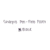 Stainless Steel Porous Point Pen, Stick, Fine 0.5 Mm, Black Ink, Brushed Silver Barrel