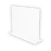 Anti-Glare Stand Up Double Sided Sign Holder, 8.5 X 11, Clear