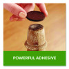 Felt Pad Protectors, 1" Diameter, Brown, 32/Pack