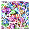 Dum-Dum-Pops, Assorted Flavors, Individually Wrapped, 2 Lb Bag, 200 Pieces/Bag, 6 Bags/Carton