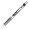 Energel Rtx Gel Pen, Retractable. Medium 0.7 Mm, Black Ink, Black/Gray Barrel, 3/Pack