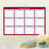 Classic Red Laminated Erasable Wall Calendar, 48 x 32, White/Red/Gray Sheets, 12-Month (Jan To Dec): 2026