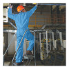 A20 Breathable Particle Protection Coveralls, Zip Front, Open Wrists And Ankles, Medium, Blue, 24/Carton