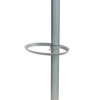 Festival Coat Stand With Umbrella Holder, Five Knobs, 13.97 x 14 x 73.62, Gray