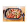 Clearview Micromax Microwavable Container, 36 Oz, 9.37 x 8 x 1.5, Black, Plastic, 250/Carton