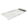 Under Furniture Air Deflector, 11 x 20 x 1.25, Clear