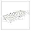 Under Furniture Air Deflector, 11 x 20 x 1.25, Clear