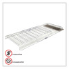 Under Furniture Air Deflector, 11 x 20 x 1.25, Clear