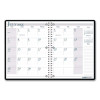 Recycled Three-Hole Punched Wirebound Academic Monthly Planner, 11 x 8.5, Black Cover, 14-Month: July 2025 To Aug 2026