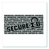 Sercureid Roller Stamp, Confidential/Obscures Data, 1.5", Black Ink
