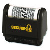 Sercureid Roller Stamp, Confidential/Obscures Data, 1.5", Black Ink