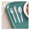 Reliance Mediumweight Cutlery Kit, Fork/Knife/Spoon, Plastic, White, 500/Carton