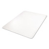 Clear All Day Use Chair Mat For Hard Floors, Rectangular, Straight Edges, 45" x 53", Clear