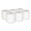 Valay Proprietary Roll Towels, 1-Ply, 7" x 800 Ft, White, 6 Rolls/Carton