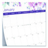 12-Month Colorful Wall Calendar, Passion Floral Artwork, 12 x 17, White/Multicolor Sheets, 12-Month (Jan To Dec): 2026