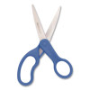 Preferred Line Stainless Steel Scissors, 7" Long, 2.5" Cut Length, Straight Blue Handle