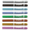 Metallic Markers, Medium Bullet Tip, Assorted Colors, 8/Set