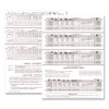 Single Entry Monthly Payroll (50 Employee) Record, Double-Page 7-Column Format, Blue Cover, 11 X 8.5 Sheets, 128 Sheets/Book