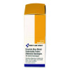 Blue Metal Detectable Fabric Adhesive Bandages, Four-Wing Knuckle, 1.5 X 3, 40/Box