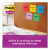 Self-Stick Notes, 3" x 3", Saffron Red, 90 Sheets/Pad, 5 Pads/Pack