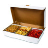 Catering Boxes, 13 x 21 x 3, White, Paper, 50/Carton