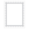 Premium Certificates, 8.5 X 11, White/Silver With Spiro Silver Foil Border,15/Pack