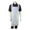 Disposable Food Service Apron, 28 x 46, Polyethylene, One Size Fits Most, White, 100/Box