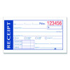 Write 'n Stick Receipt Book, Two-Part Carbonless, 4.75 x 2.75, 4 Forms/Sheet, 200 Forms Total
