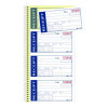 Write 'n Stick Receipt Book, Two-Part Carbonless, 4.75 x 2.75, 4 Forms/Sheet, 200 Forms Total