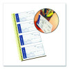Write 'n Stick Receipt Book, Two-Part Carbonless, 4.75 x 2.75, 4 Forms/Sheet, 200 Forms Total