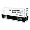 Wrapped Wood Stirrers, 7.5", 250/Box