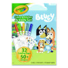 Bluey Color And Sticker Activity Set, Includes Five Markers, Ages 3 And Up, 32 Pages