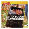 Large Quick-Tie Trash Bags, Lawn And Leaf, 39 Gal, 0.95 Mil, 32.5 x 41, Black, 12 Bags/Box