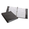 Business Collection Business Card Binder, Holds 200 2" x 3.5" Cards, 10.4 x 1.75 x 11.5, Vinyl, Black