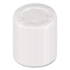 Straw-Slot Cold Cup Lids, Identification Buttons, Fits 10 Oz Cold Cups, Plastic, Translucent, 2,000/Carton